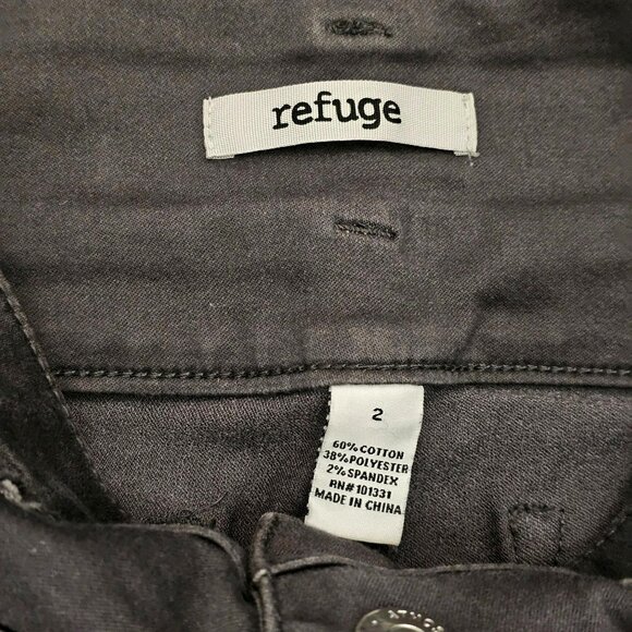 Refuge Women's Skinny Stretch High Waist Denim Jeans Size 2 Gray - Picture 4 of 8